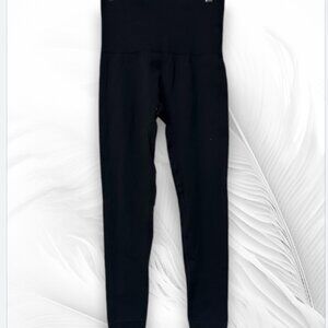 Black High Waist Seamless Compression Leggings